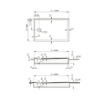 VITRA Smooth Shower Trays 120x90