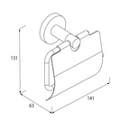 Toilet paper holder Enzo Rodi Mainz