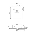 VITRA V-Stone 100x80 Shower Trays