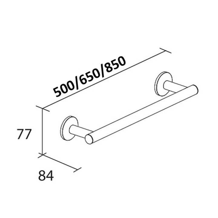 Porte-serviettes BRAVAT Miami 50-65-85