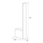 BRAVAT New York Reserve Toilet Roll Holder