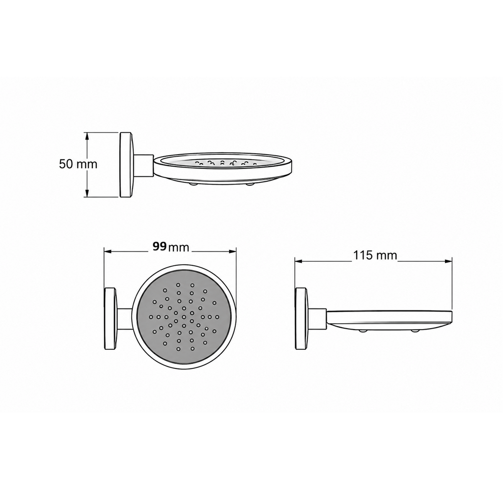 Porte-savon BRAVAT Miami