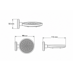 BRAVAT Miami Soap Holder