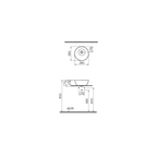 Countertop washbasin VITRA Geo 38