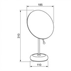 Miroir cosmétique Roman Dietsche Bravat