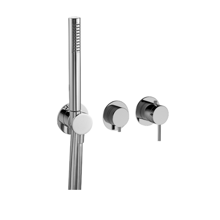 Mitigeur thermostatique encastré ROVIRA Link 2 voies Chrome