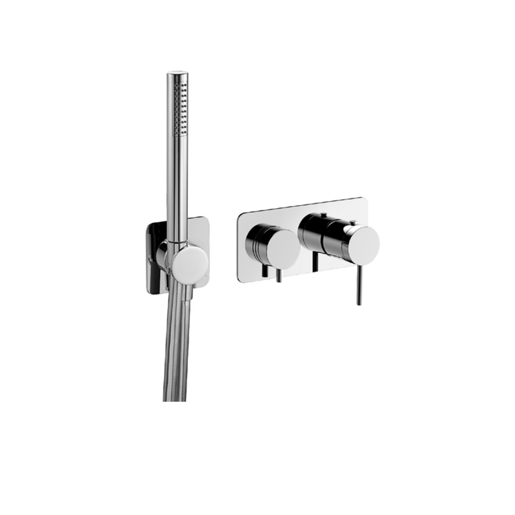 Mitigeur thermostatique encastré ROVIRA Link 2 voies avec douchette