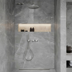 Kit de douche encastrée thermostatique Rovira Link – 2 voies avec douche de tête