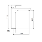 Mitigeur de lavabo pour vasque à poser ROVIRA Kai