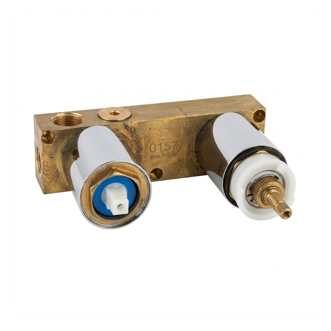 Corps encastré pour mitigeur thermostatique 2 voies ROVIRA Link Edition chrome