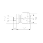 Douchette latérale BOSSINI Duo body spray orientable 2 jets