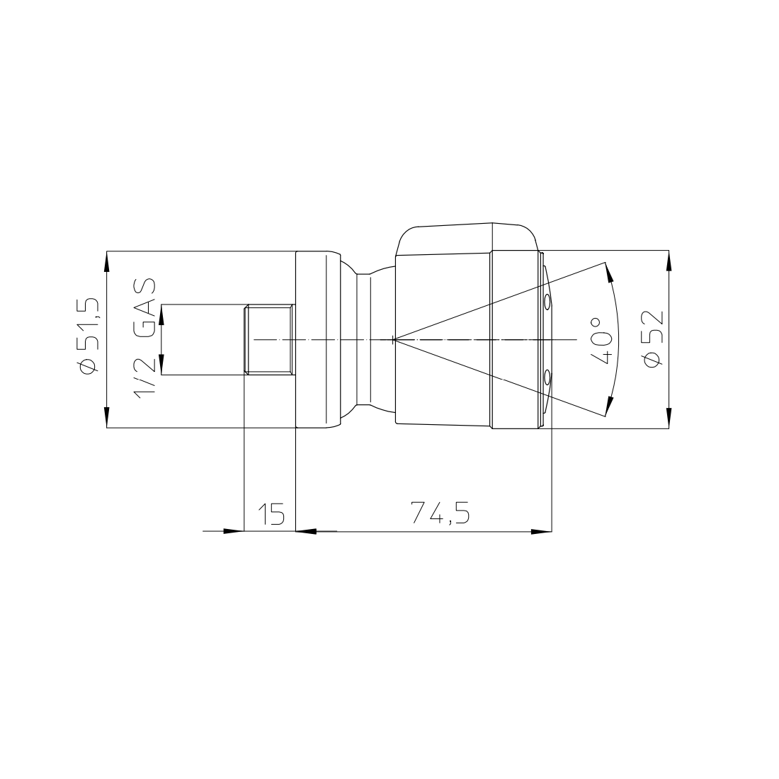 Douchette latérale BOSSINI Duo body spray orientable 2 jets