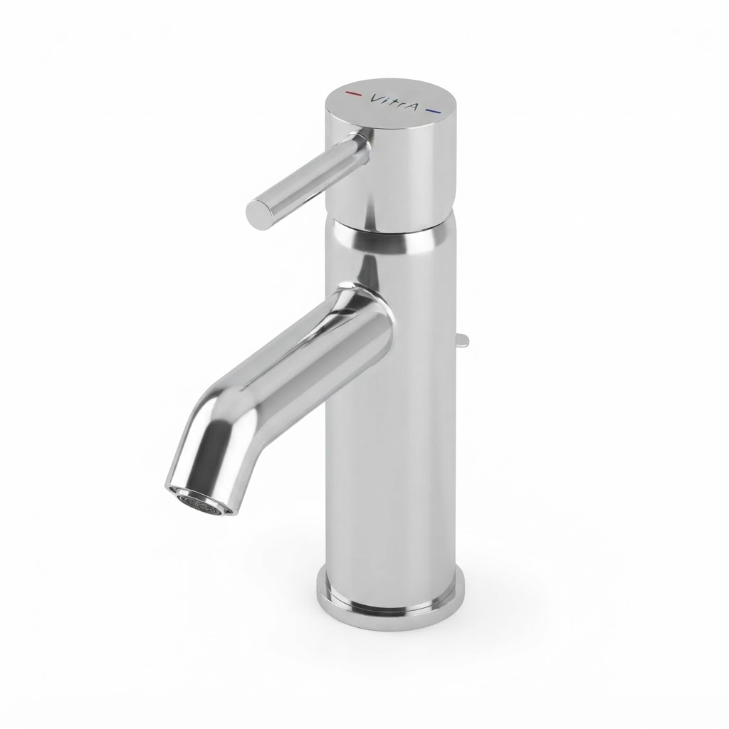 Mitigeur de lavabo VITRA Minimax S avec bonde clic-clac
