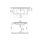 Vitra D-Light Washbasin 110x50