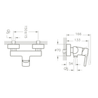 Mitigeur de douche VitrA Minimax S