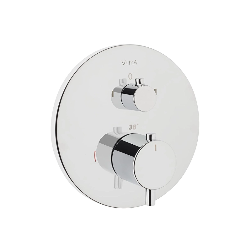 Mitigeur thermostatique bain/douche encastré VitrA Origin V-Box 2 voies
