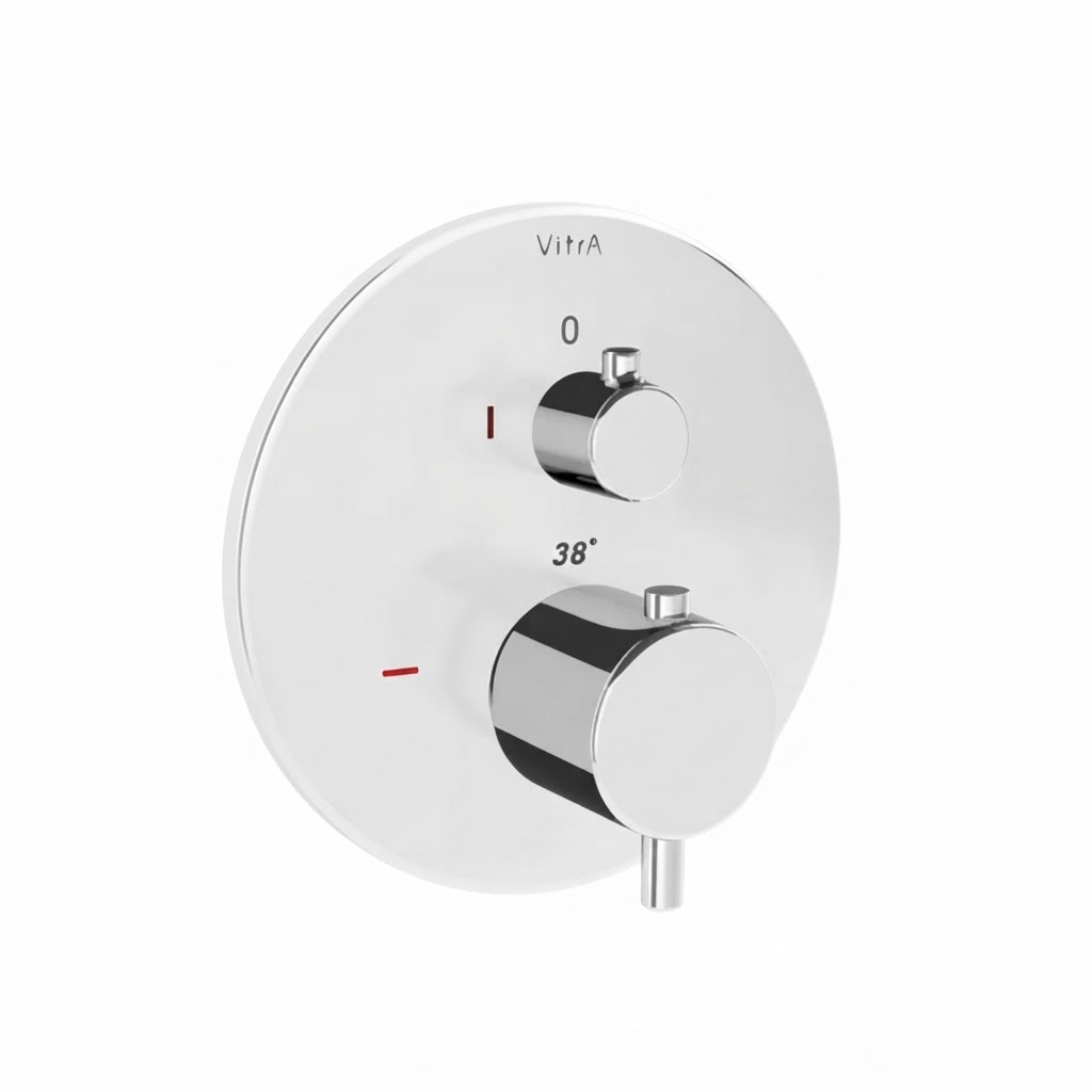 Mitigeur thermostatique de douche encastré VitrA V-Box