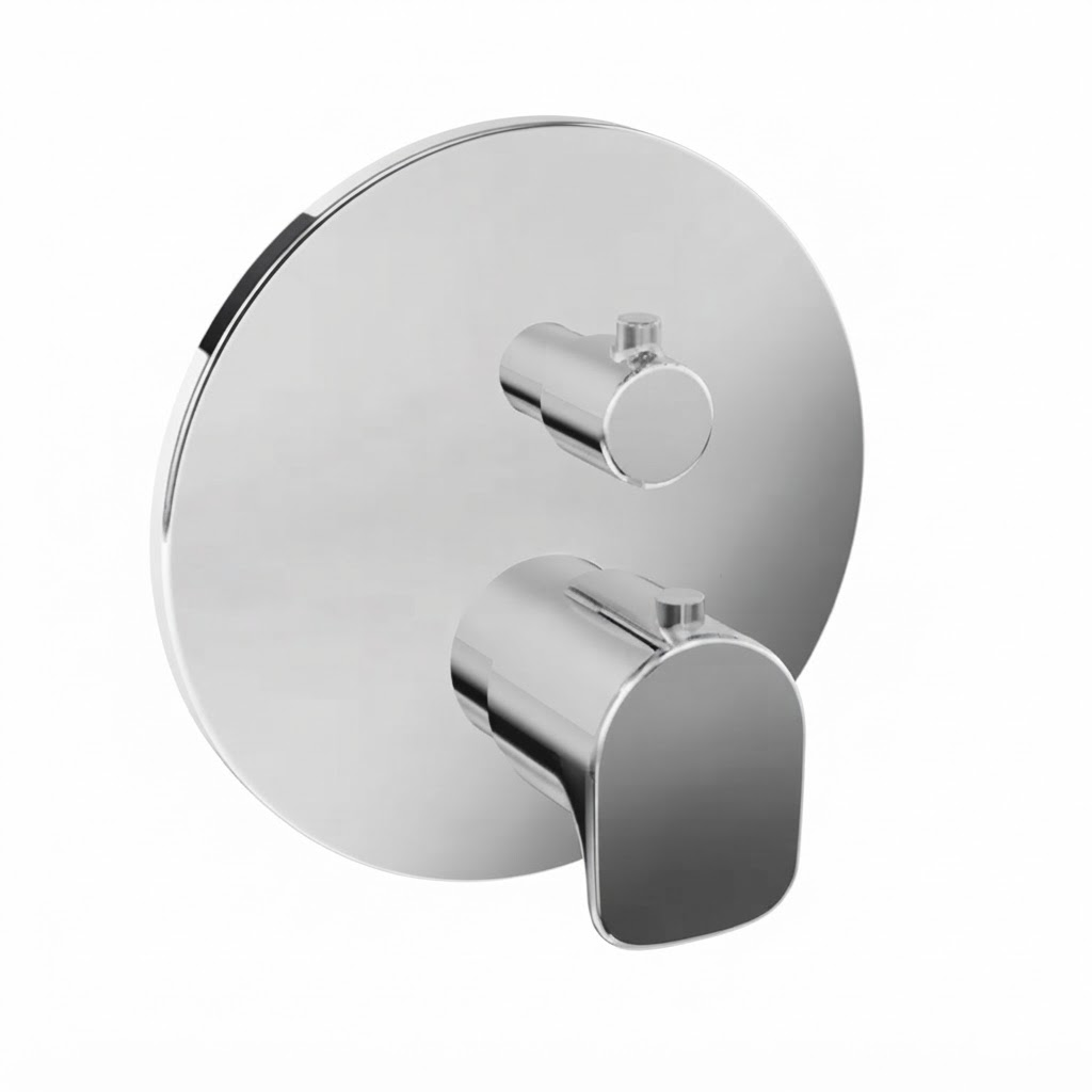 Mitigeur thermostatique de douche encastré VitrA X-Line