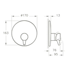 Mitigeur de douche encastré VitrA Nest Trendy