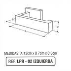 Porte-rouleau WC INNOVA Lineal Lamber