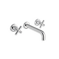 Robinet de lavabo mural 3 trous CRISTINA Exclusive