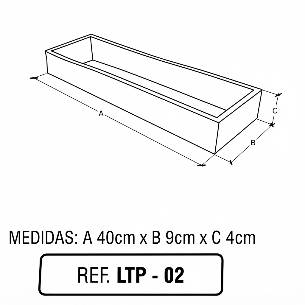 Porte-serviettes mural INNOVA Lineal Lamber 40cm