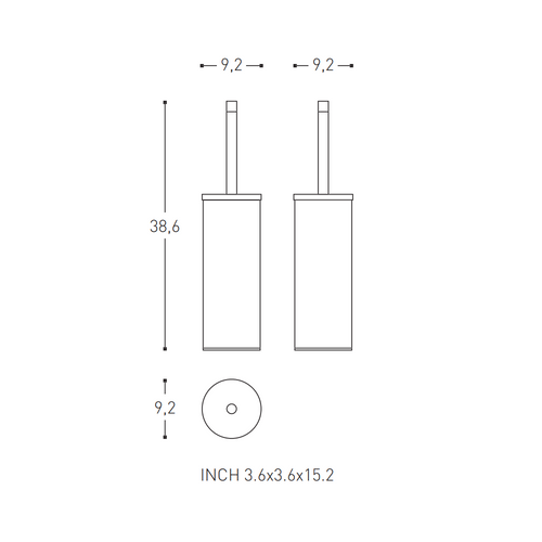 Brosse WC COSMIC Architect