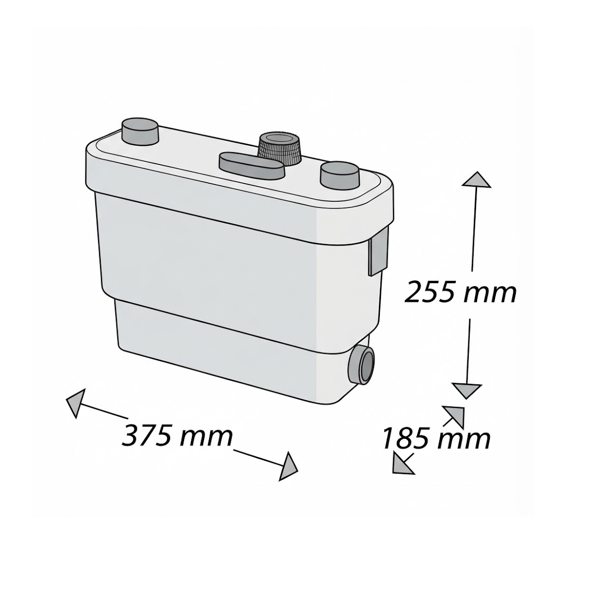Pompe de relevage d’eaux grises SFA Sanispeed