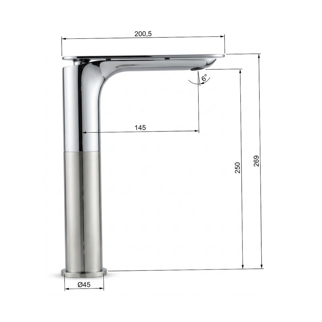 Robinet pour vasque à poser GRAFF Sento