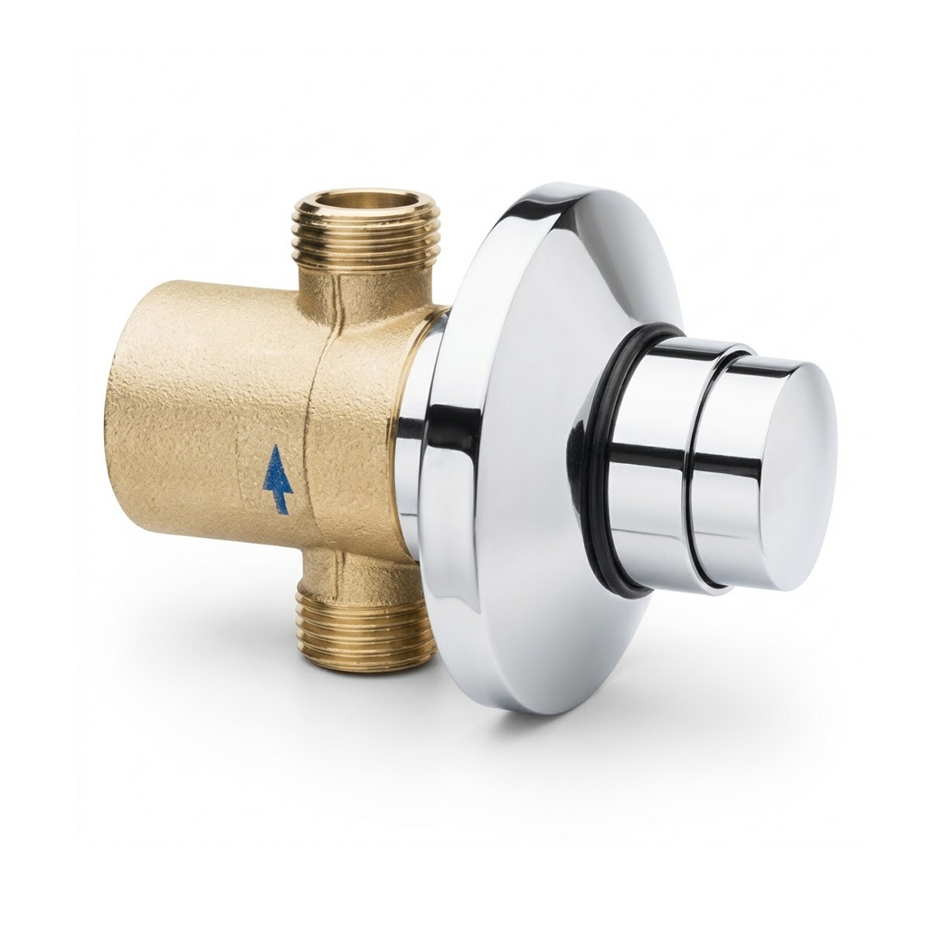 Robinet de douche temporisé encastré SILFRA QUIK chromé