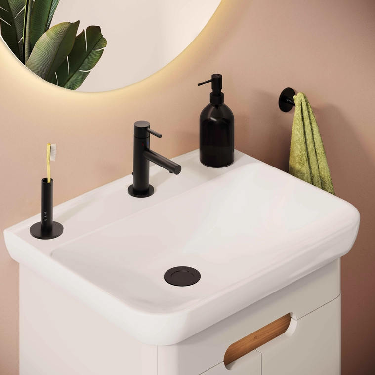 Mitigeur de lavabo Vitra Origin Noir 15 cm