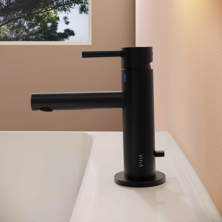 Mitigeur de lavabo Vitra Origin Noir 15 cm