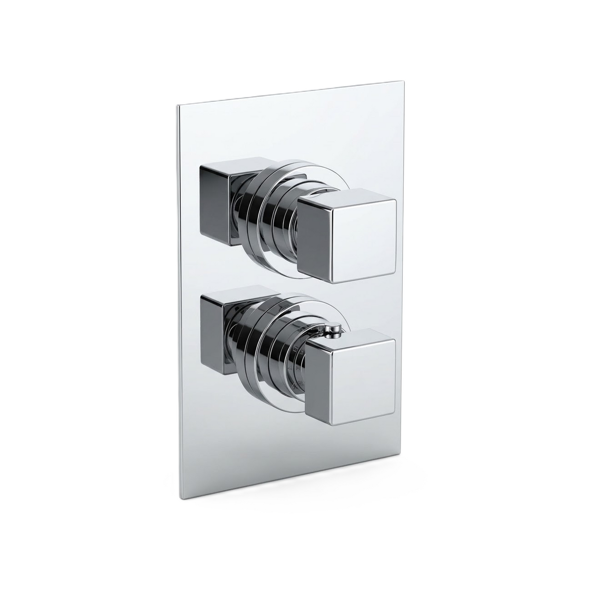 Mitigeur thermostatique de douche encastré à 2 sorties GESSI Rettangolo