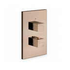 Mitigeur thermostatique de douche Gessi Rettangolo Copper PVD