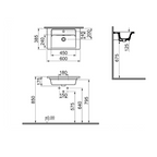 Vitra Integra 60x38 vanity unit