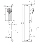 Ensemble de douche VITRA Compact 3F