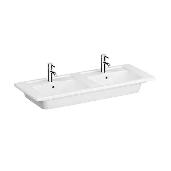 Plan de toilette double VITRA Integra 120x47