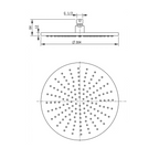 BRAVAT Royal Bath Round Head Shower