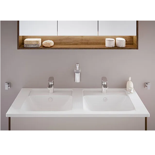Plan de toilette double VITRA Integra 120x47