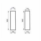 VITRA Integra Pedestal Trap Cover 65