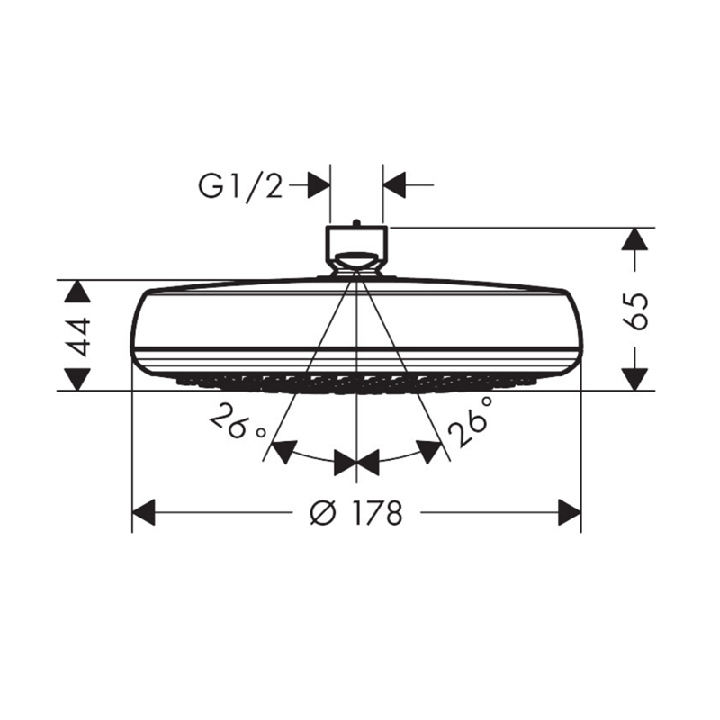 Douche de tête HANSGROHE Crometta LP
