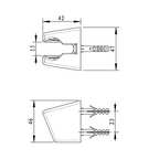 Wall bracket for hand shower BRAVAT Royal Bath