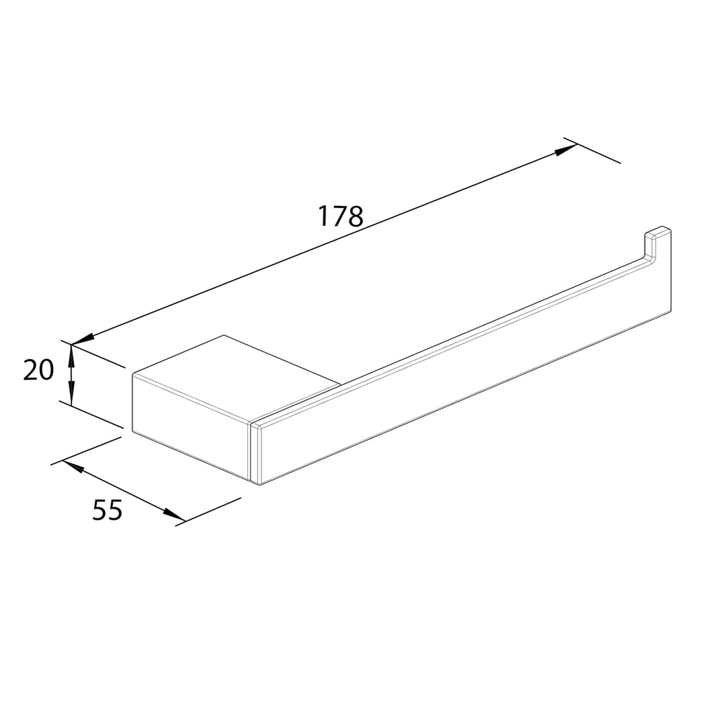 Porte-papier toilette BRAVAT Royal Bath Urban Loft