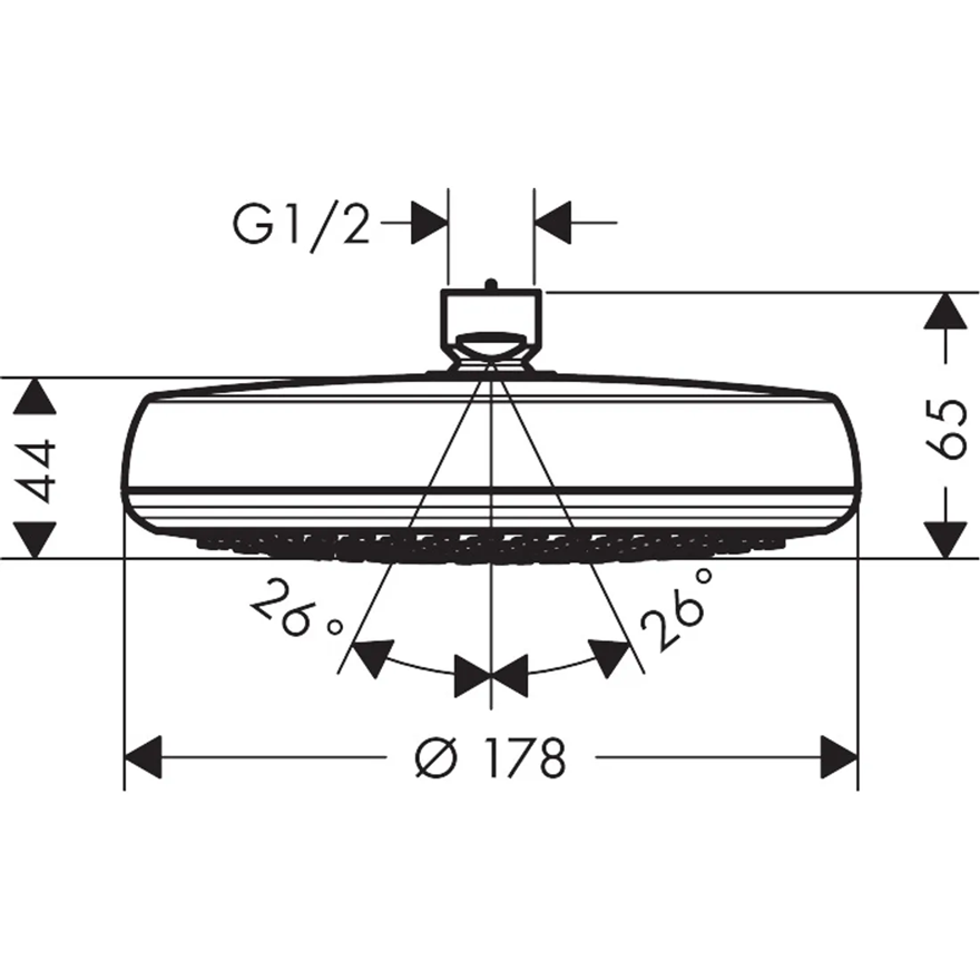 Douche de tête HANSGROHE Crometta rond