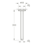 Bras de douche plafond VITRA Origin