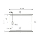VITRA Smooth Shower Trays 160x90