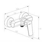 Mitigeur de douche IGH ProfiLine CARRARA 2.0