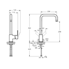 Robinet de cuisine VITRA Flo S