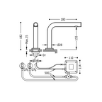 Robinet de lavabo automatique TRES Max