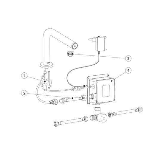 Robinet de lavabo automatique TRES Max